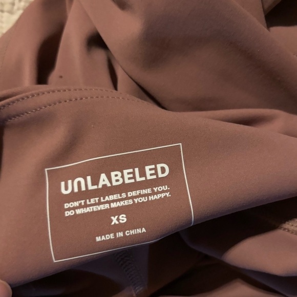 NEW Unlabeled by Anna Petrosian  High Waisted Leggings Size XS - Picture 6 of 6